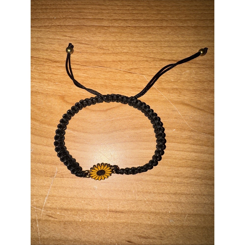 adjustable‎ sunflower bracelet
